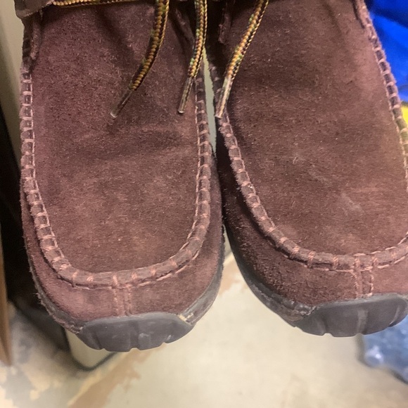 Timberland Fauna Waterproof Brown Leather Moc Toe Lace-Up Boots Women’s 7 - Picture 7 of 15